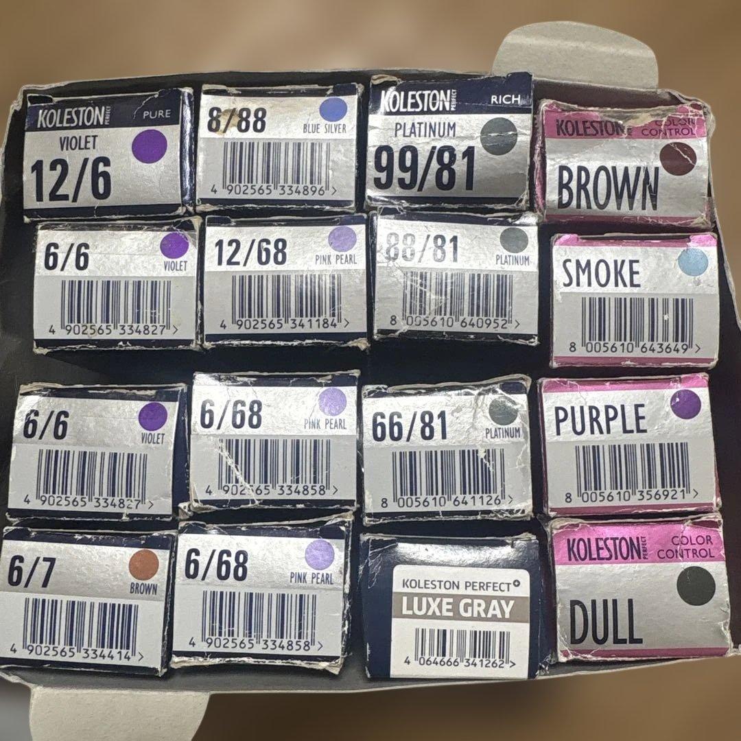 KOLLESTON ヘアカラー剤 16本まとめ売り