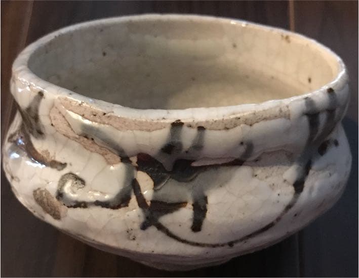 絵志野茶碗 美濃大萱窯 裏千家14代淡々斎箱書き 銘「福助」 絵志野茶碗 美濃大萱窯 裏千家14代淡々斎箱書き 銘「福助」 - メルカリ