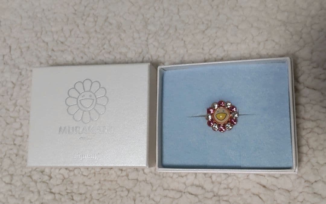 最安値★　村上隆　×　Liquem　フラワー　ピンズ　ピンク　カイカイキキ カイカイキキ - kaikai kiki Liquem フラワー ピンズ ピンク ホワイト