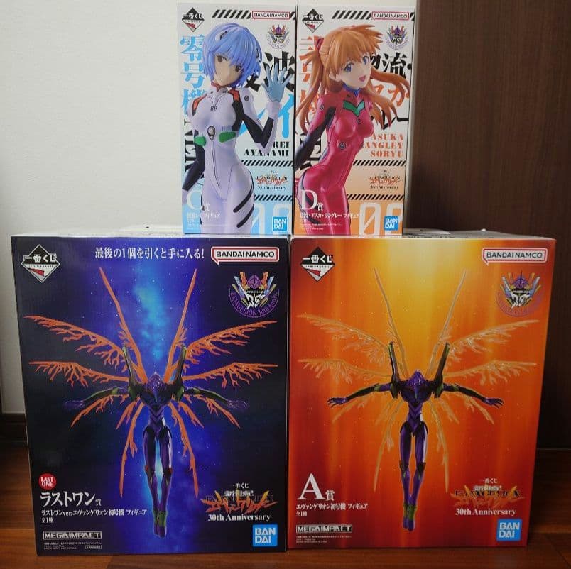 一番くじ 新世紀エヴァンゲリオン　A賞 C賞 D賞 ラストワン賞 セミコンプ