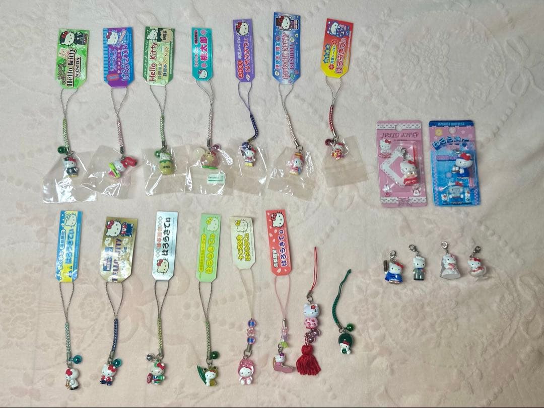 ご当地キティ 根付け　19個セット