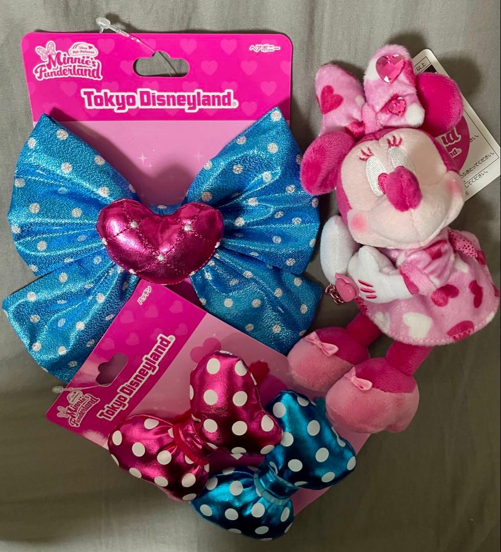 パルパルーザ ミニー 3点セット キーチェーン ミニーヘアアクセサリーセット