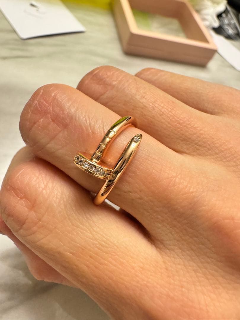 ジュストアンクルーリング ボーナス買いした【Cartier（カルティエ）】の「ジュスト アン クル