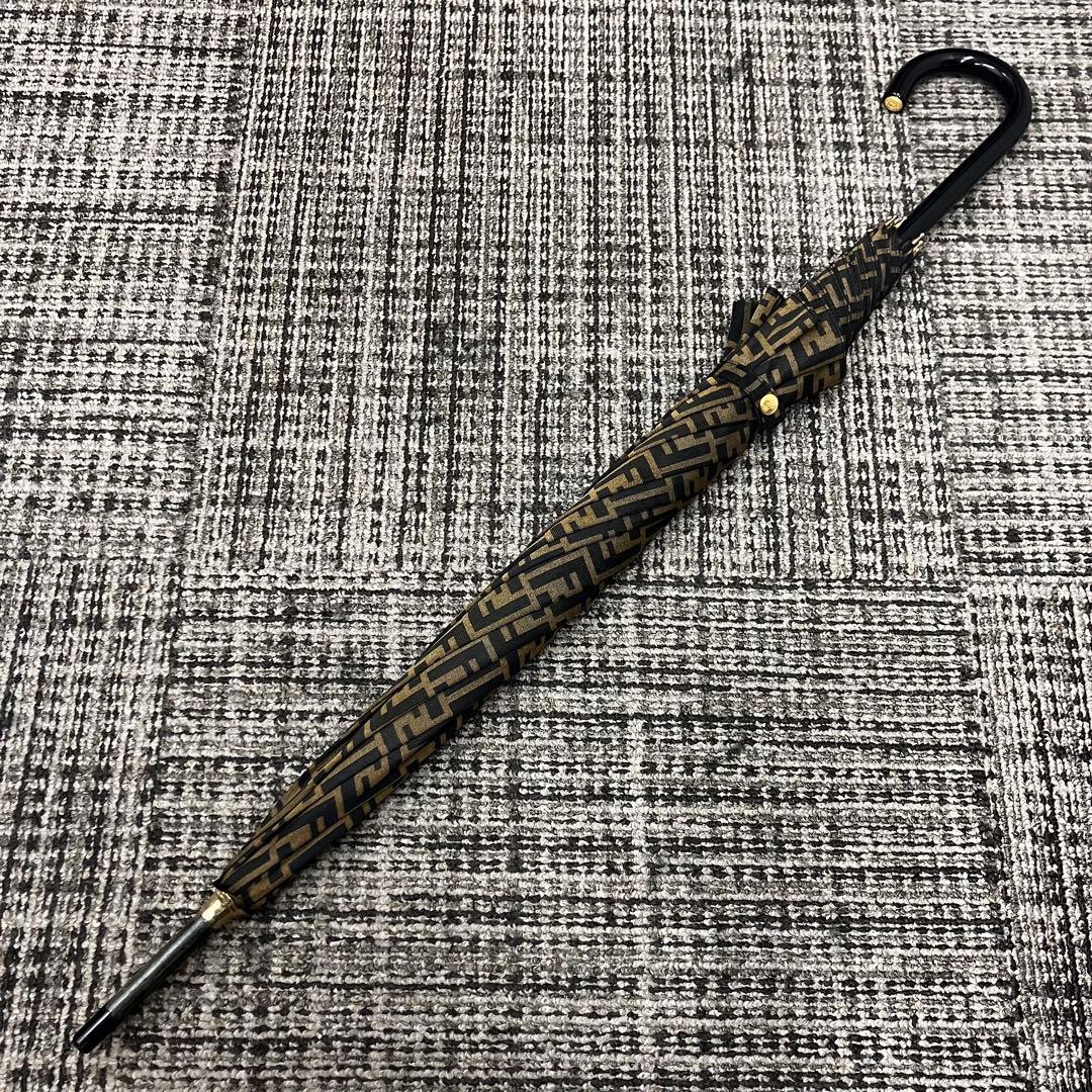 FENDI フェンディ 長傘 ズッカ柄 FFロゴ アンブレラ