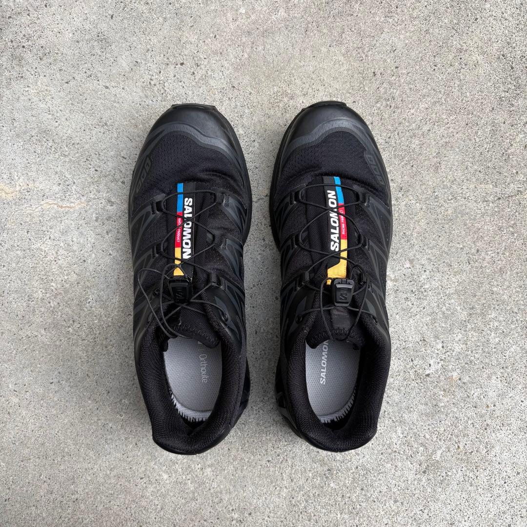 Salomon xt-6 black スポーツスタイルシューズ