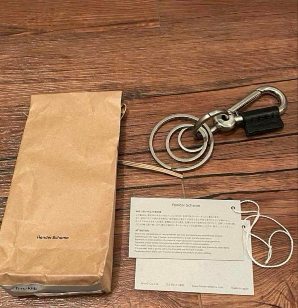 エンダースキーマ カラビナ ブラック　新品 Hender Scheme (エンダースキーマ) karabiner / カラビナー