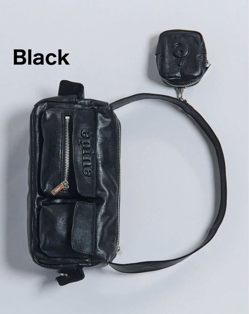 épine pouch Pocket bag black バッグ