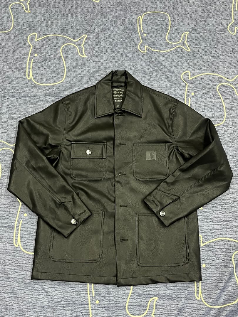 Carhartt WIP DETROIT ブラックレザージャケット Mサイズ