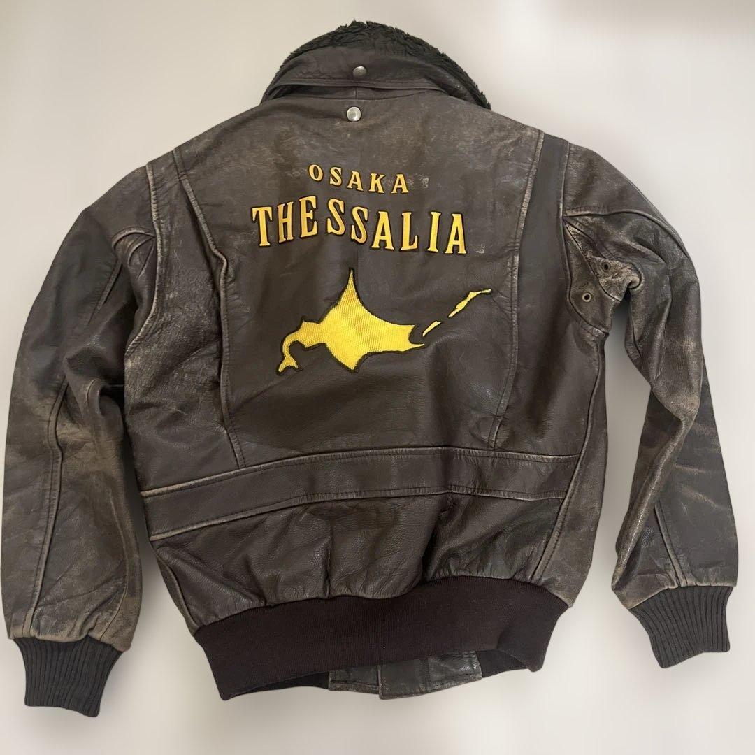80'90'ヴィンテージ本革レザージャケット フライトレザージャケット