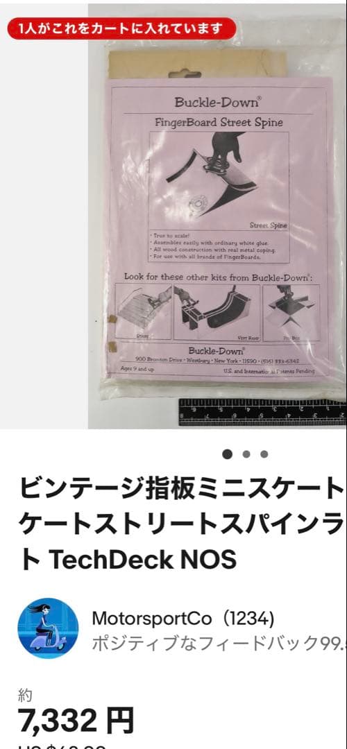 当時物‼️指スケBuckle-Down spineやLaunch Ramp - メルカリ