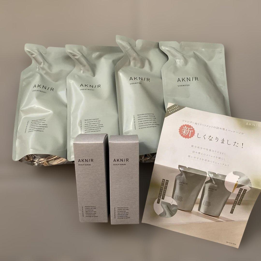 ☆SHELLY　AKNIR シャンプー＆トリートメント&セラムセット 楽天市場】【楽天ランキング1位】AKNIR アクニー 梨花開発 薬用