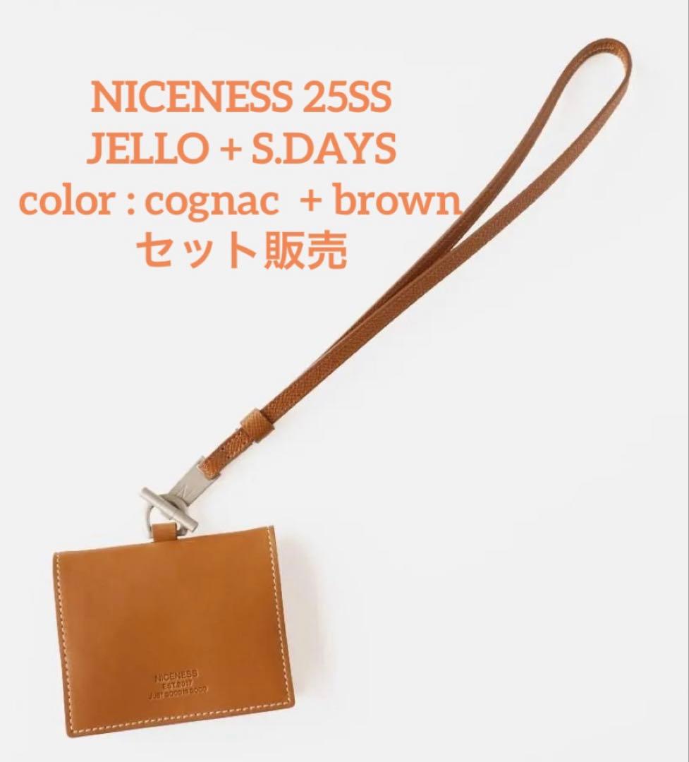 NICENESS 25SS JELLO + S.DAYS セット販売