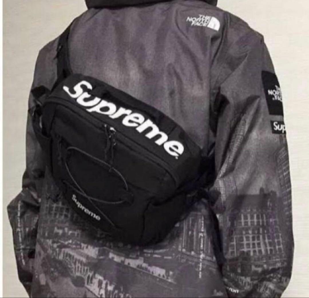 【即配達】Supreme シュプリーム 17ss waist bag 黒