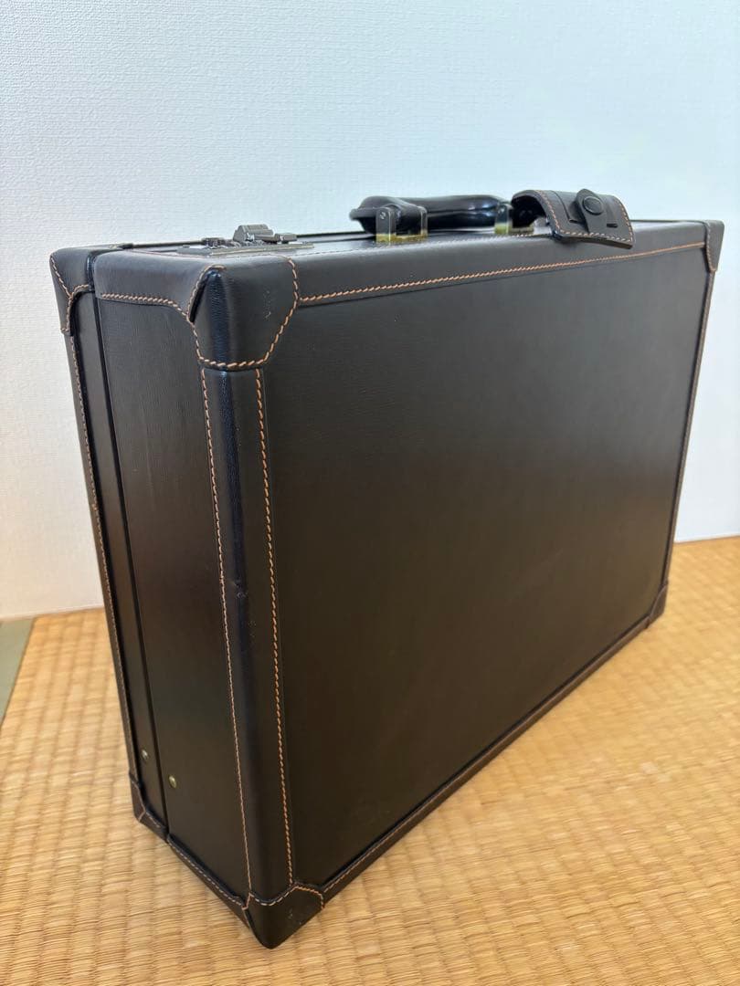 dunhill ダンヒル アタッシュケース ダイヤルロック レザー 黒