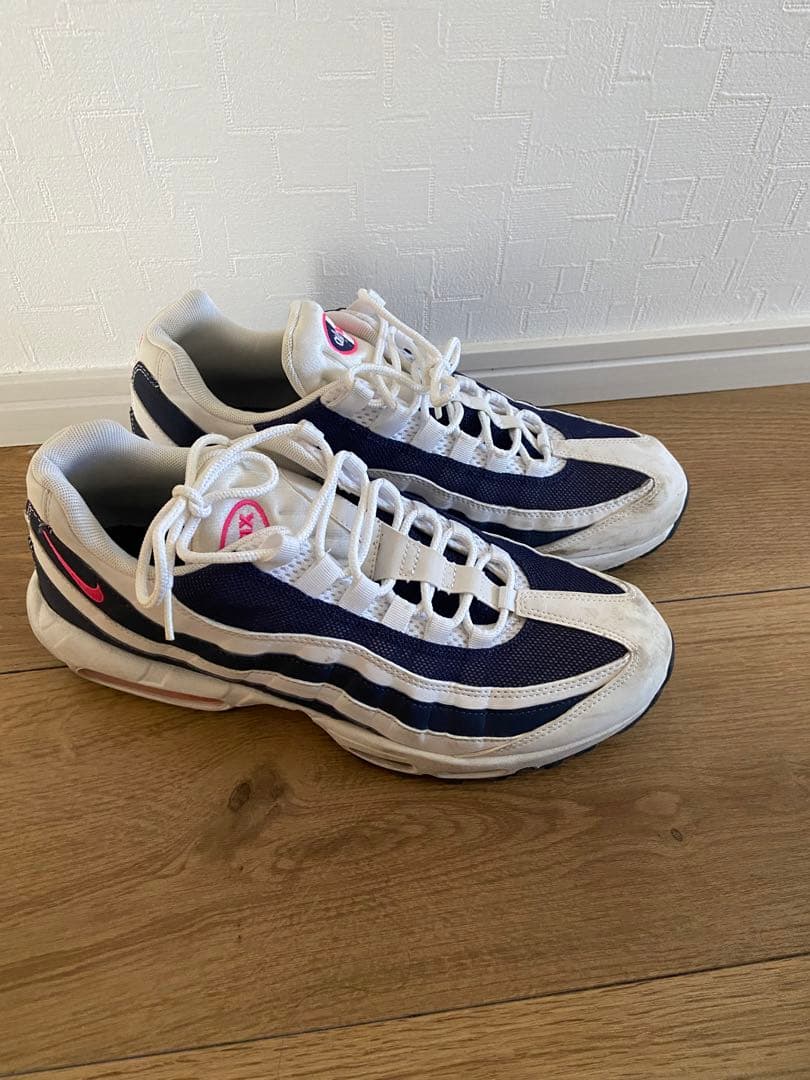 Nike Air Max 95 ネイビー/ホワイト NIKE AIR MAX 95 MIDNIGHT NAVY/WHITE-SAIL-ARMORY NAVY 21HO-I