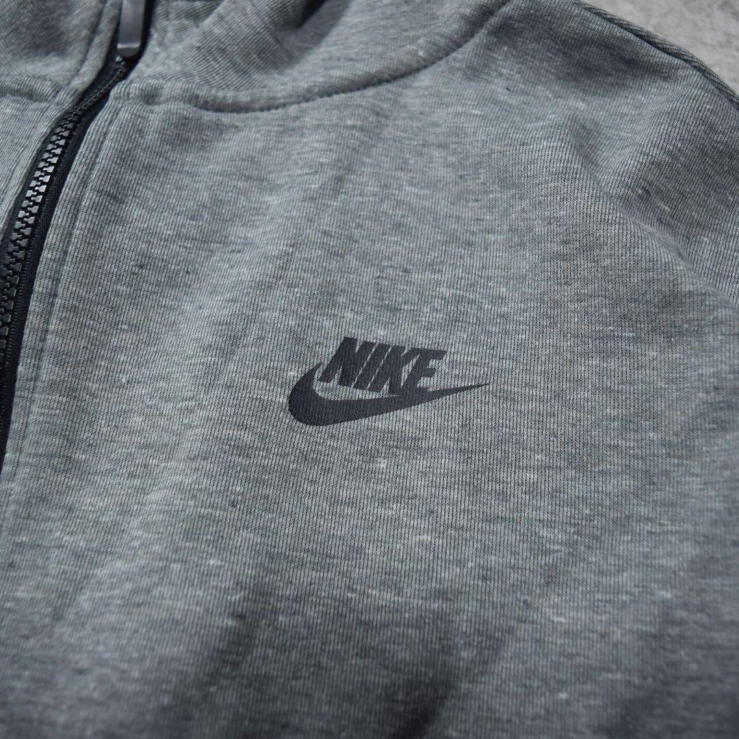 廃盤】NIKE テックフリース ジップパーカー 赤タグ グレー 2016モデル
