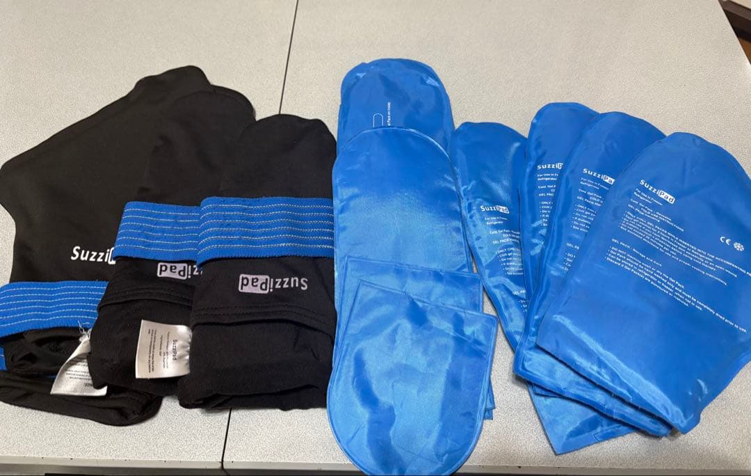 手足冷却セット♪SMサイズフローズングローブフローズンソックス黒