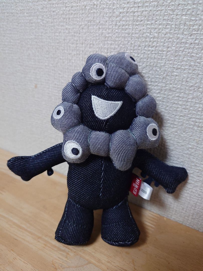 EXPO2025 EDWIN デニムミャクミャク チェーン付きぬいぐるみ 2025大阪・関西万博】老舗デニムブランド「EDWIN」コラボレーション