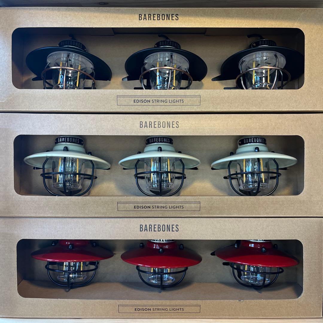 Barebones エジソンストリングライト【白】