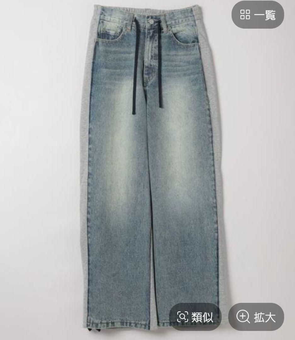 ジーナシス スウェットドッキングデニム