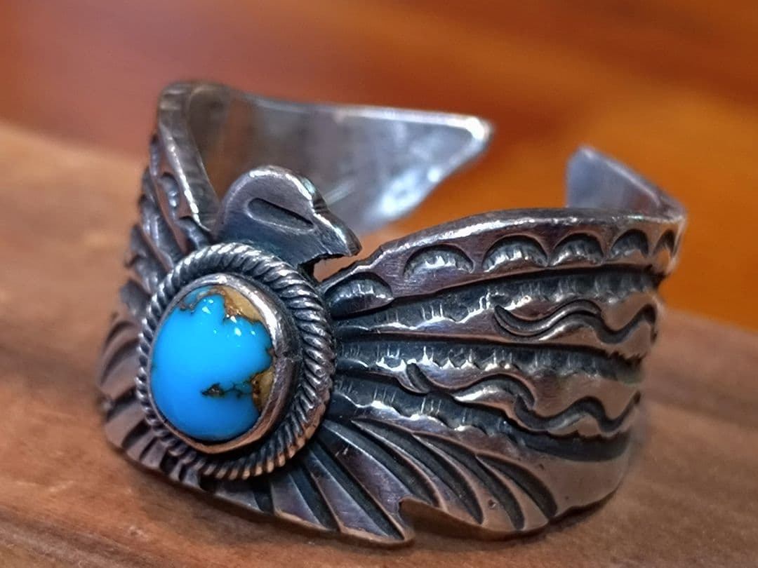 専用ページ❗️インディアンジュエリー、ターコイズサンダーバードリング Indian Jewelry インディアンジュエリー 「ターコイズ（3つ石