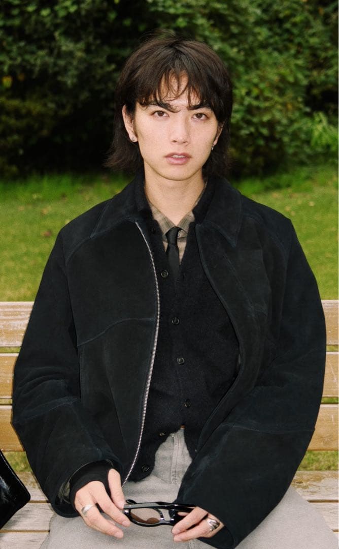 strong 005 SUEDE jacket ours 深水光太