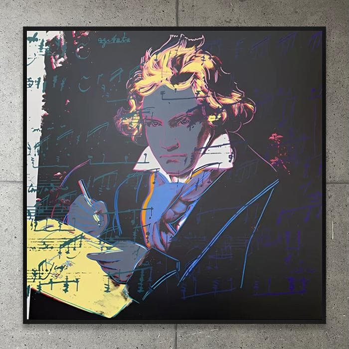 額装済/Sunday B Morning Beethoven II/ウォーホル Sunday B. Morning (after Andy Warhol) – Georgetown Frame Shoppe