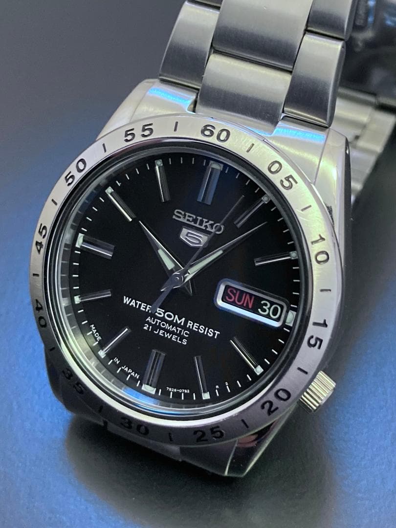 SEIKO5 セイコー5 自動巻き時計 海外モデル SNKE01J1(日本製)