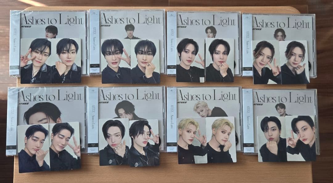 ATEEZ　Ashes to Light　ソロ個別ジャケット　トレカ全種コンプ①