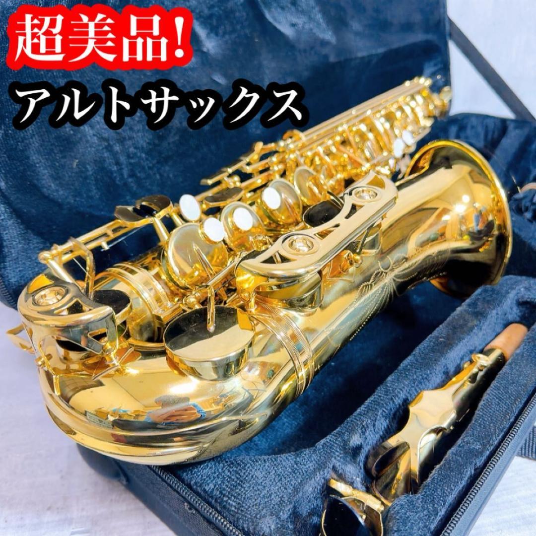 美品! アルトサックス 管楽器　ノーブランド　マウスピース　ネット　ケース BAM マウスピースポーチ ソプラノ/アルトサックス兼用 2本入り用 【MP