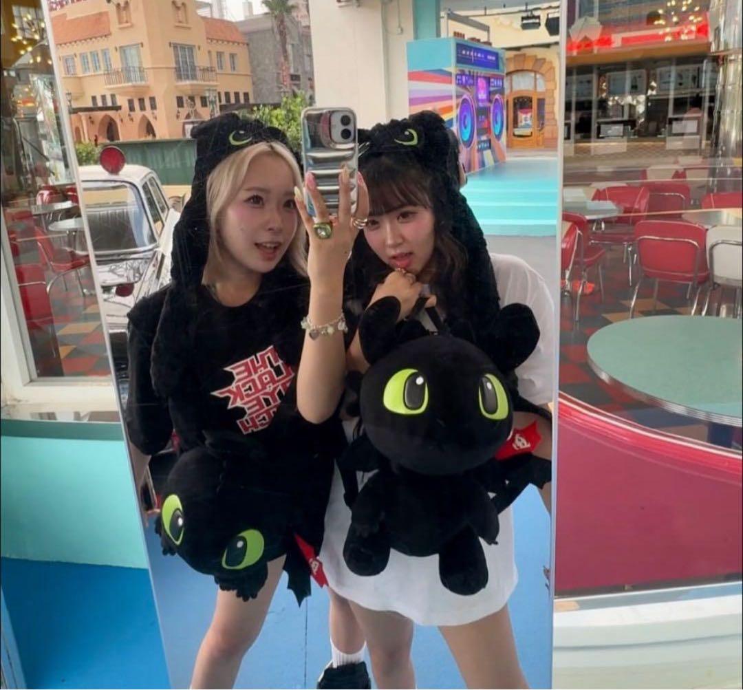 【海外限定】一生友子さん着用 ヒックとドラゴン ぬいぐるみ リュックサック