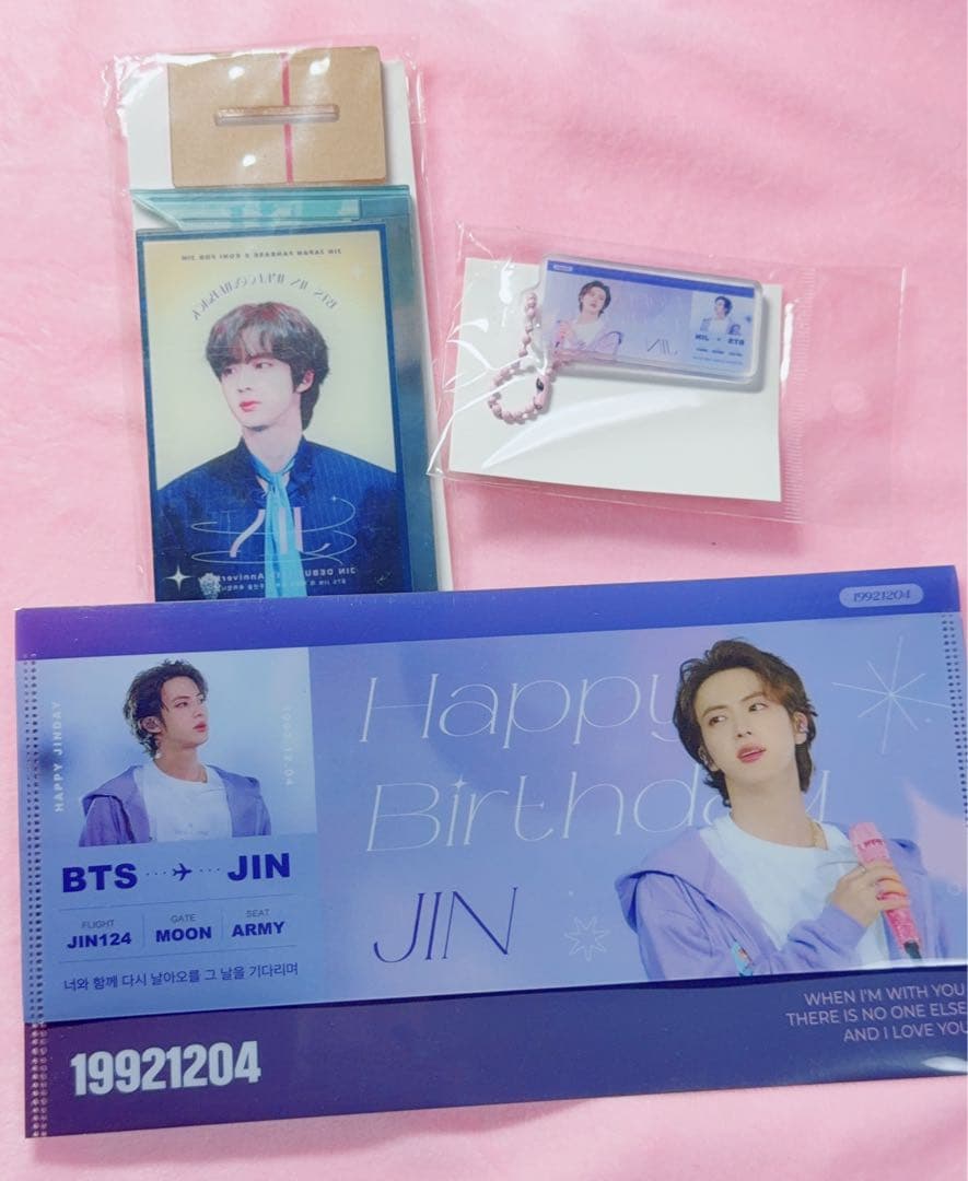 BTS JIN ジン マスター アクスタ 額縁 ミニパネル チケットホルダー