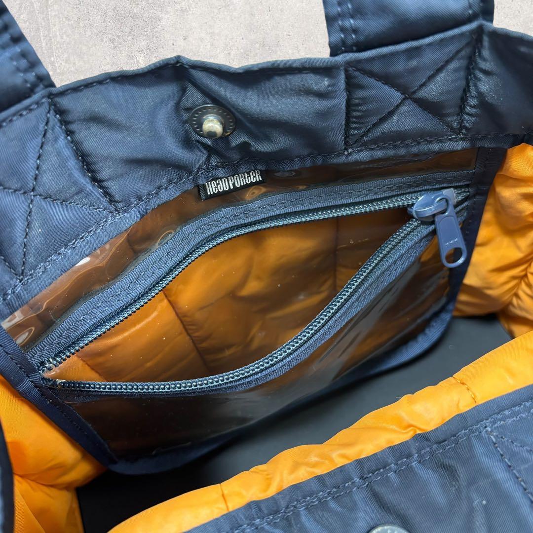 仁テイル様専用HEAD PORTER タンカー トートバッグ S ダークネイビー