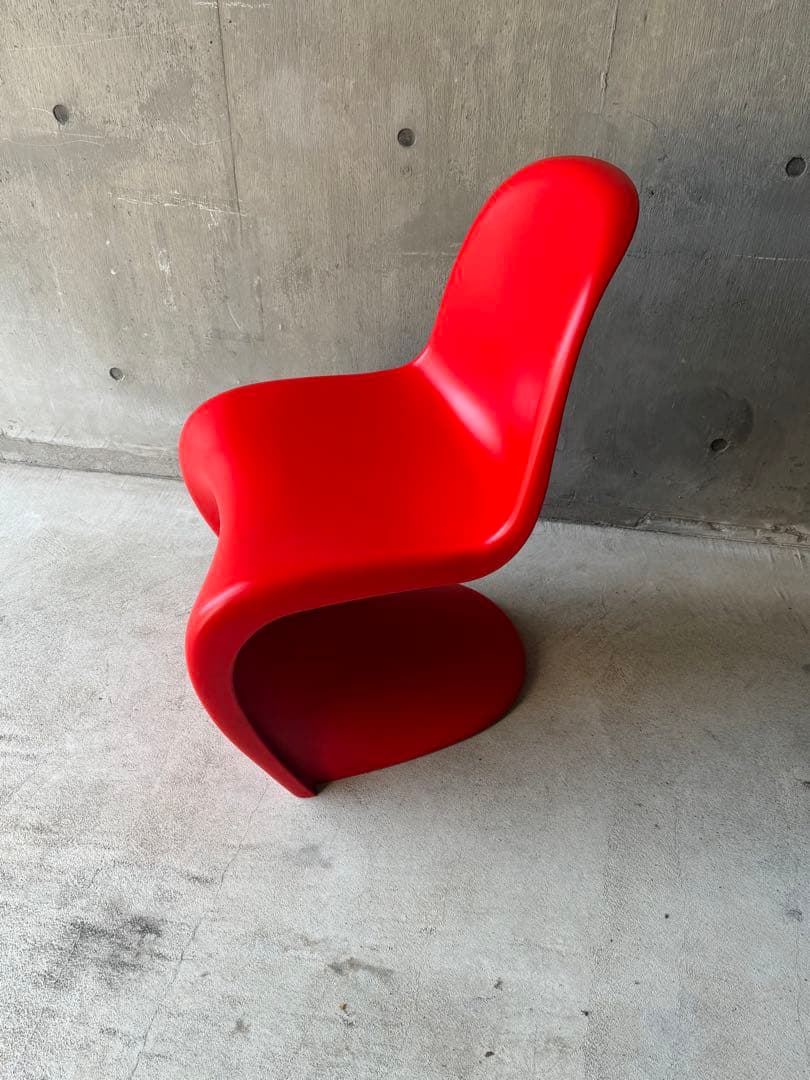 【さらぽん②】Vitra パントンチェア艶なしレッド