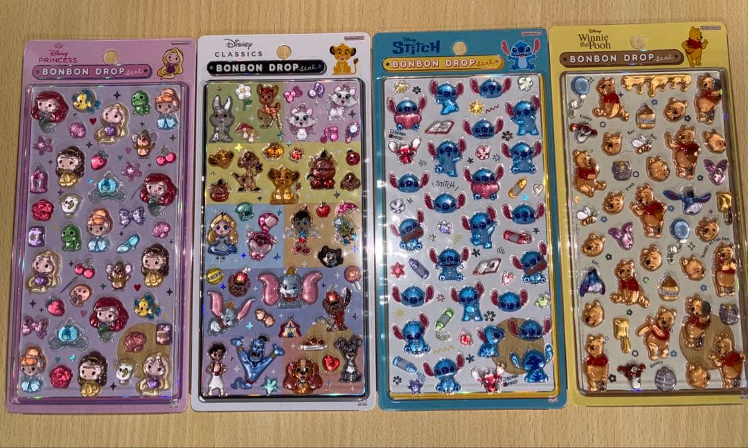 ボンボンドロップシール 4点まとめ売り