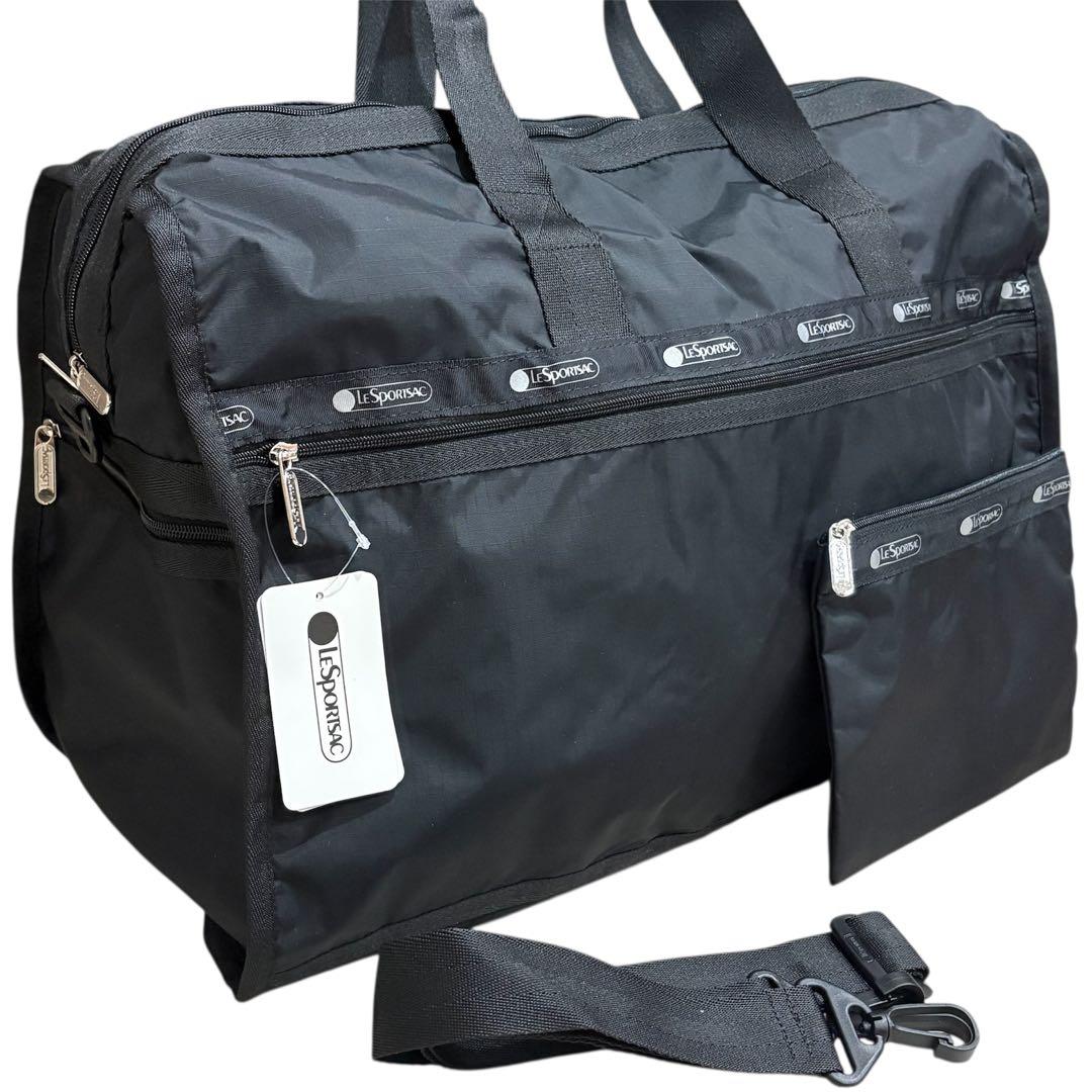 ★ひーちゃん★レスポートサック ボストンバッグ ブラック 軽量バック