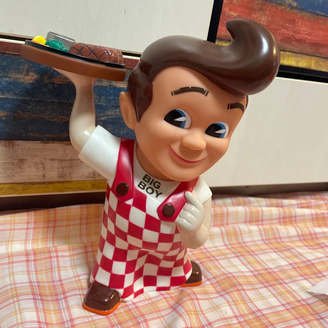 BIG BOY ビッグボーイ　ソフビ　貯金箱　フィギュア ハンバーグ