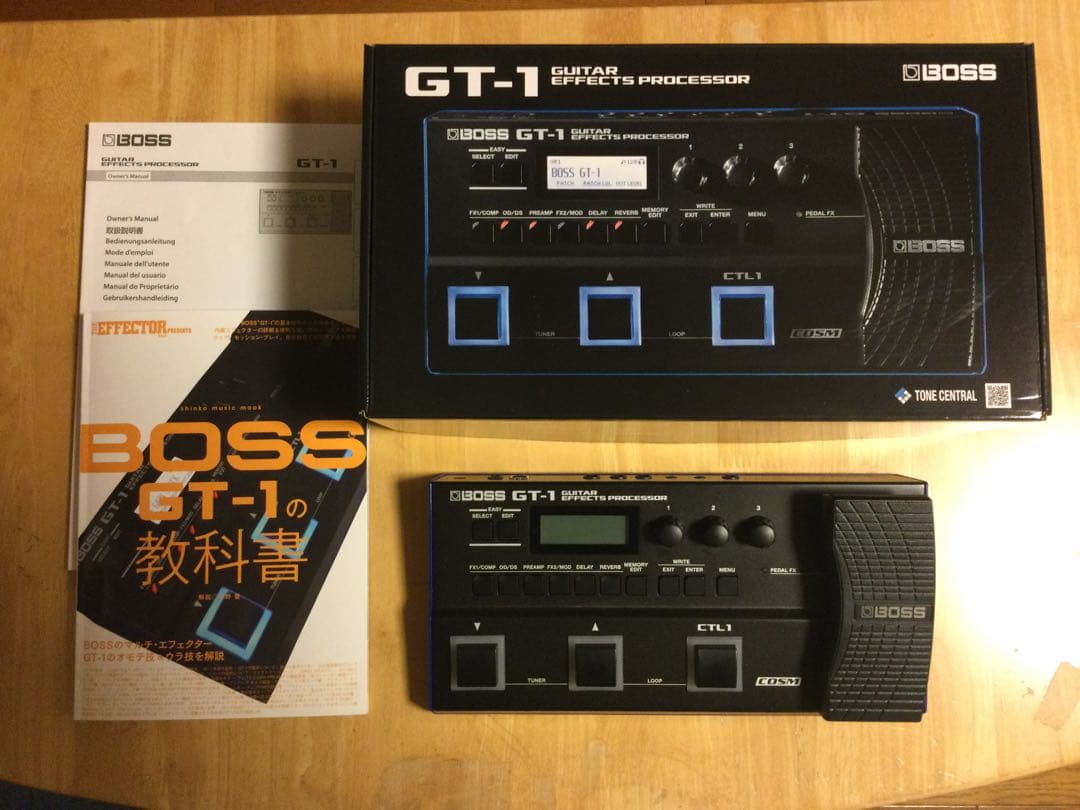 BOSS GT-1 ギターエフェクター GT-1の教科書、説明書付き