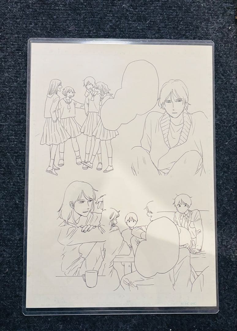 違国日記　ヤマシタトモコ　生原稿　2枚セット