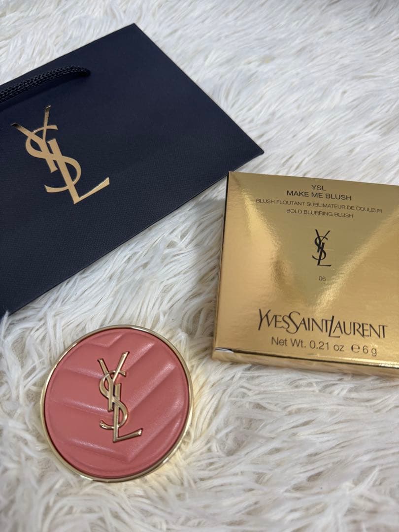 YSL メイクミーブラッシュ パウダー 06 ローズヘイズ(マット)