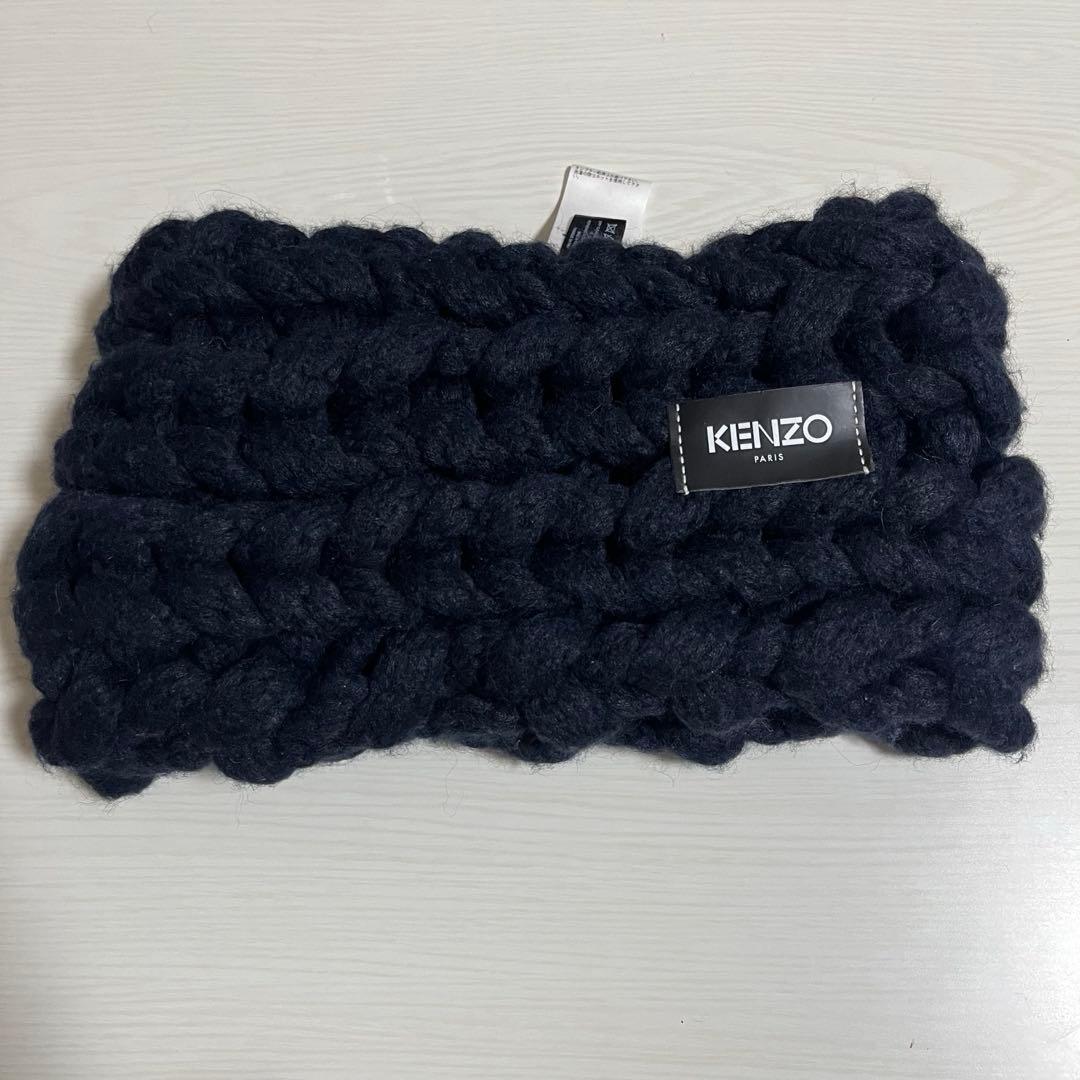 KENZO ネイビー ネックウォーマー