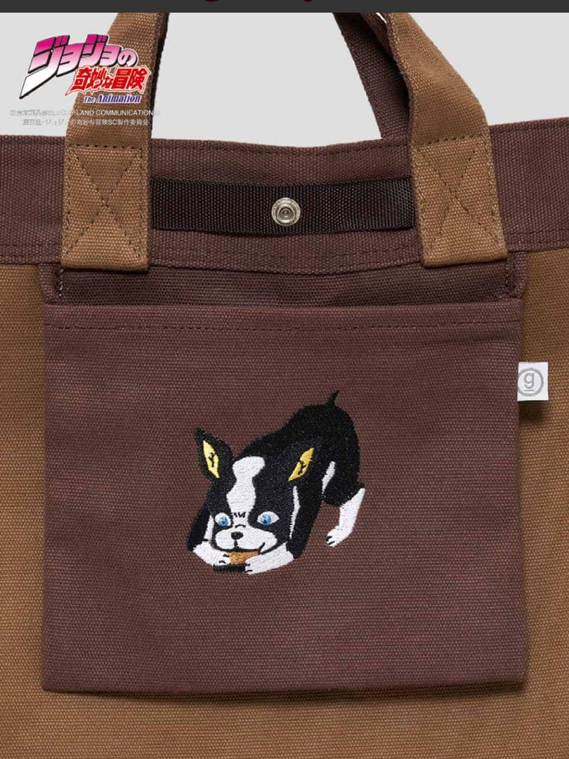 イギー 2WAYトートバッグ graniph グラニフ ジョジョの奇妙な冒険