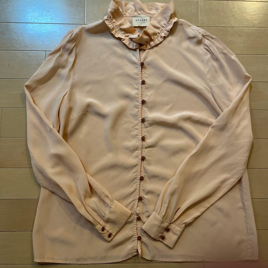 SÉZANE ブラウス 36サイズ　 サーモンピンク