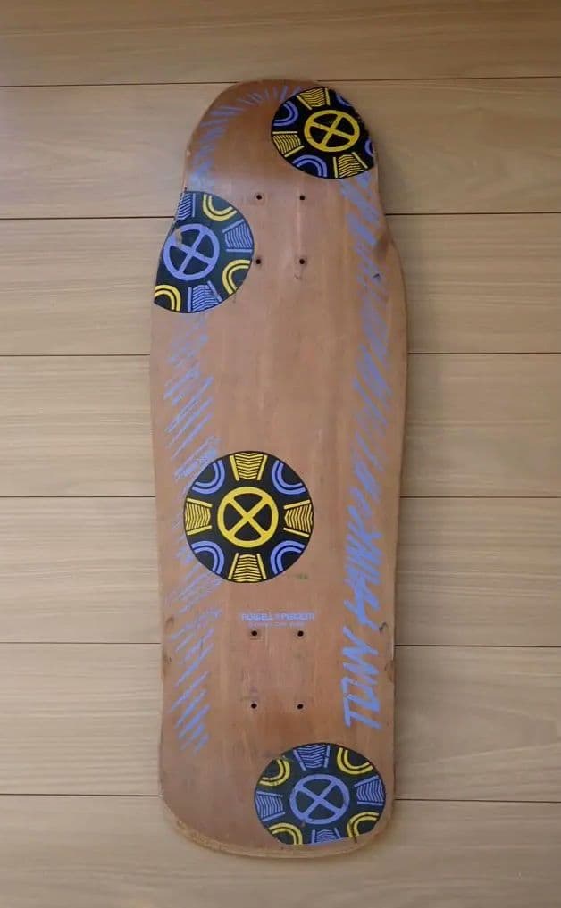 ヴィンテージ 1990年 Tony Hawk メダリオンスケートボードデッキ