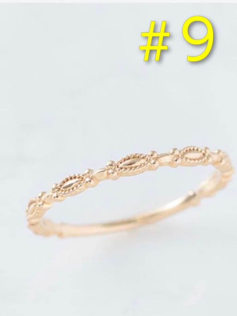 NOIR DE POUPEE K10 レースリング NOIR DE POUPEE（ノワールドプーペ）の「【WEB限定】K10 シンプル