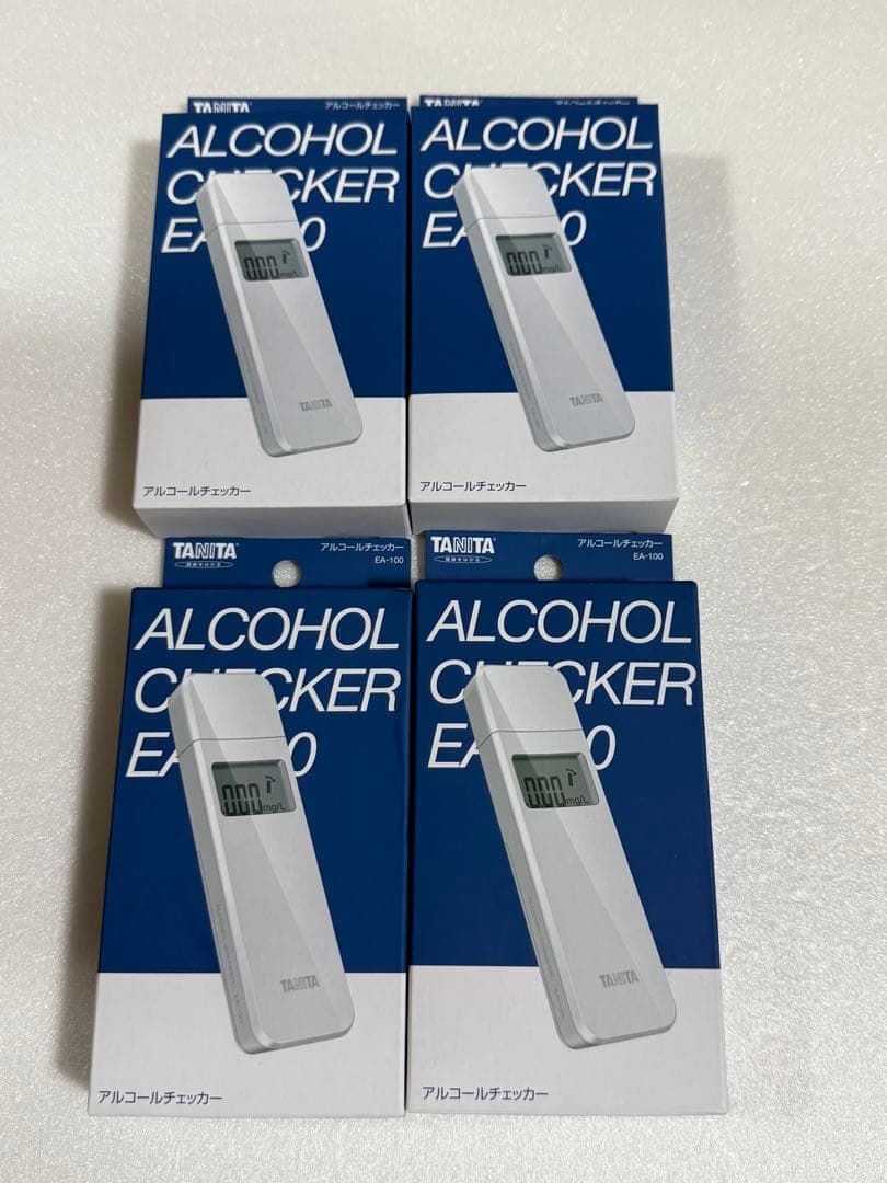 TANITA EA-100-WH タニタ　アルコールチェッカー 4個セット