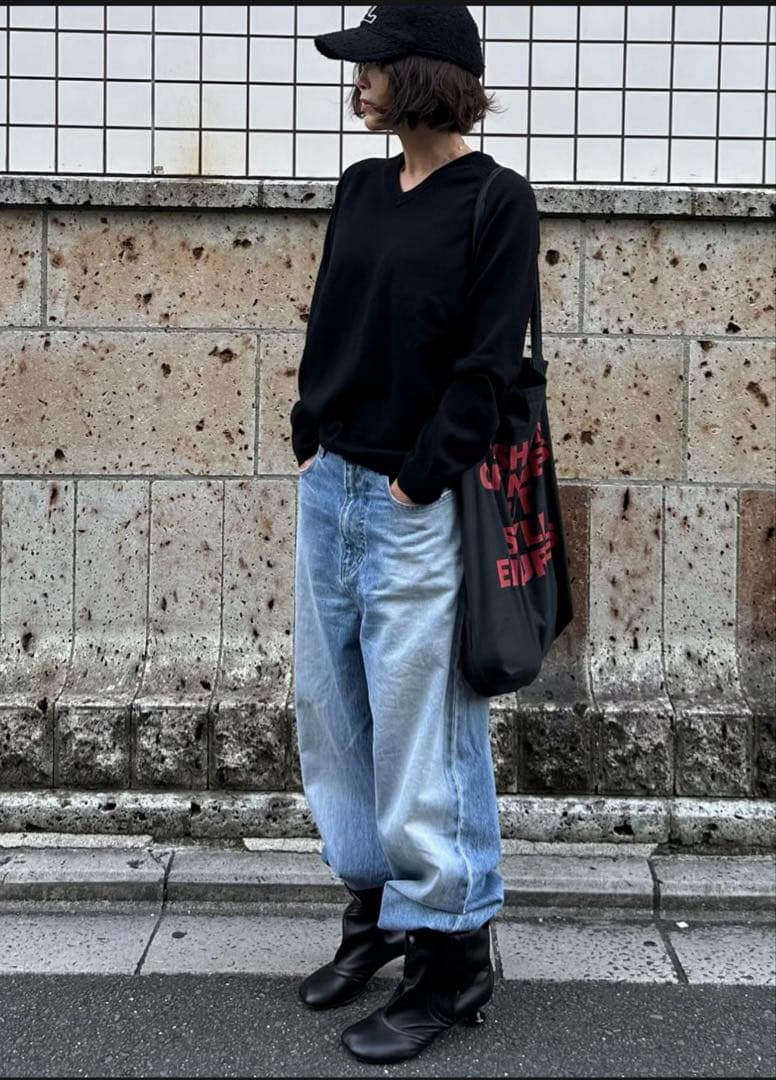 ok.soon original wide denim blue サイズ1