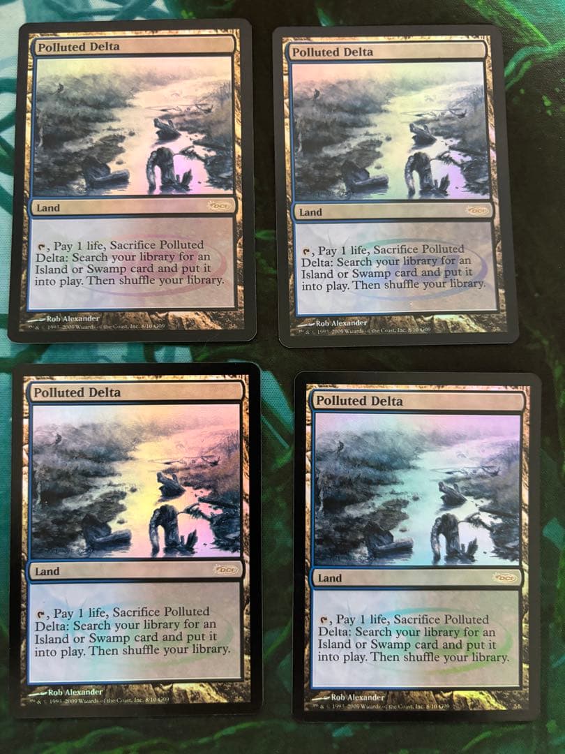 汚染された三角州　ジャッジFOIL 4枚セット Foil】《汚染された三角州/Polluted Delta》[EXP] 土地R | 日本最大級