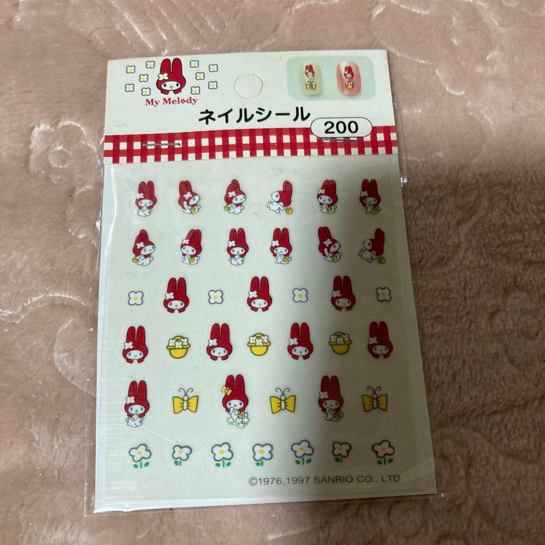 マイメロディ ネイルシール 200枚 1997年製