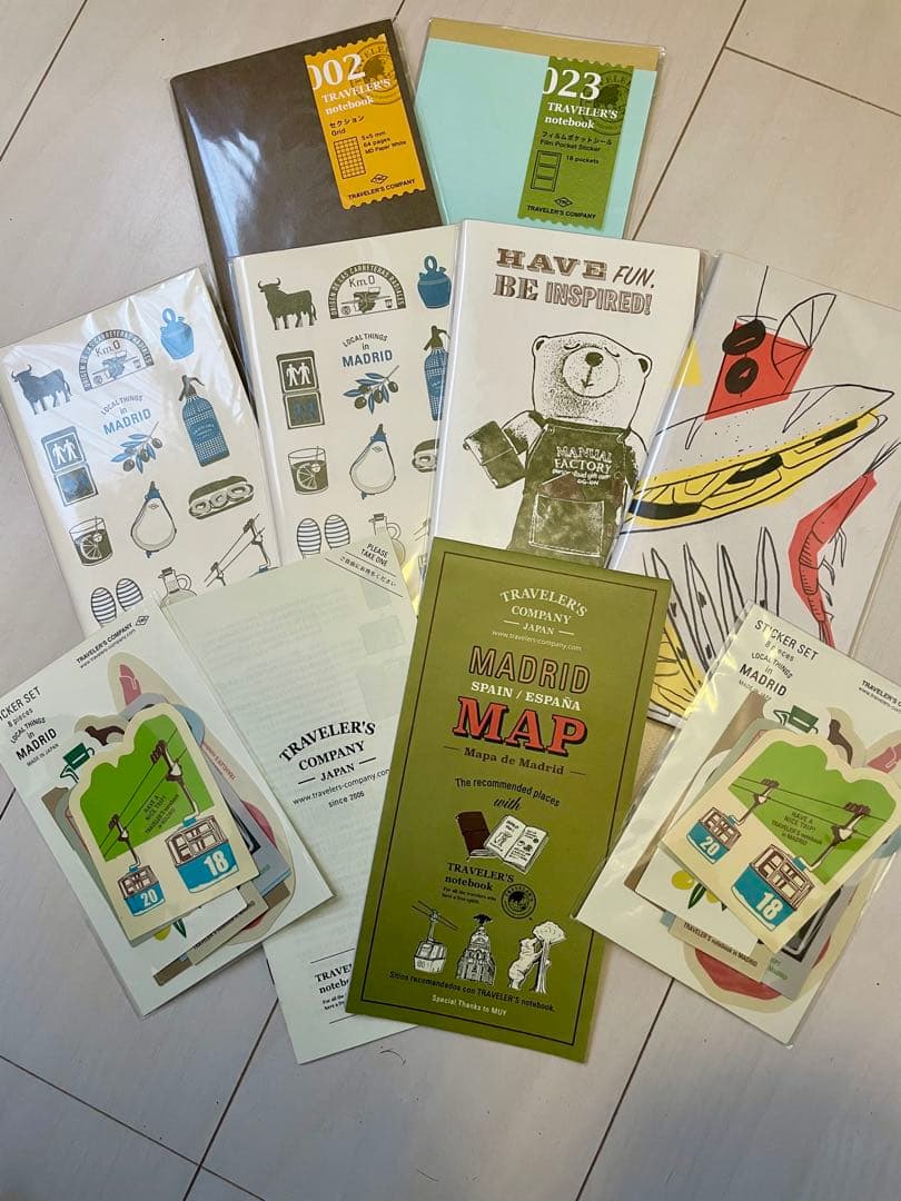 【TRAVELER’S NOTE】トラベラーズノート/キャラバンマドリード・香港